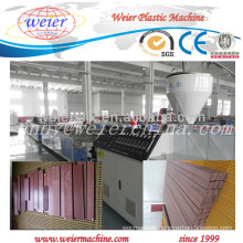 wood plastic floor machine